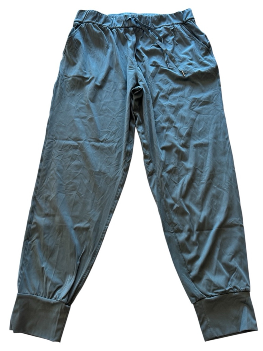 Sage Collective Relaxed Drawstring Joggers in Slate Blue L